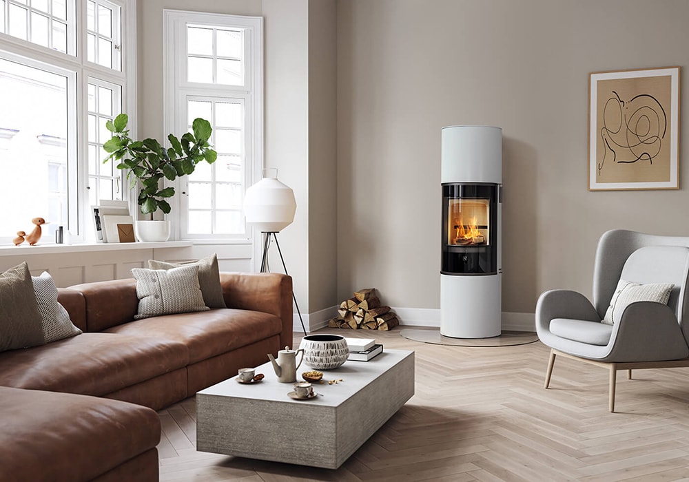 Scanspis 84-3 Modern Maxi Braskaminer miljöbild