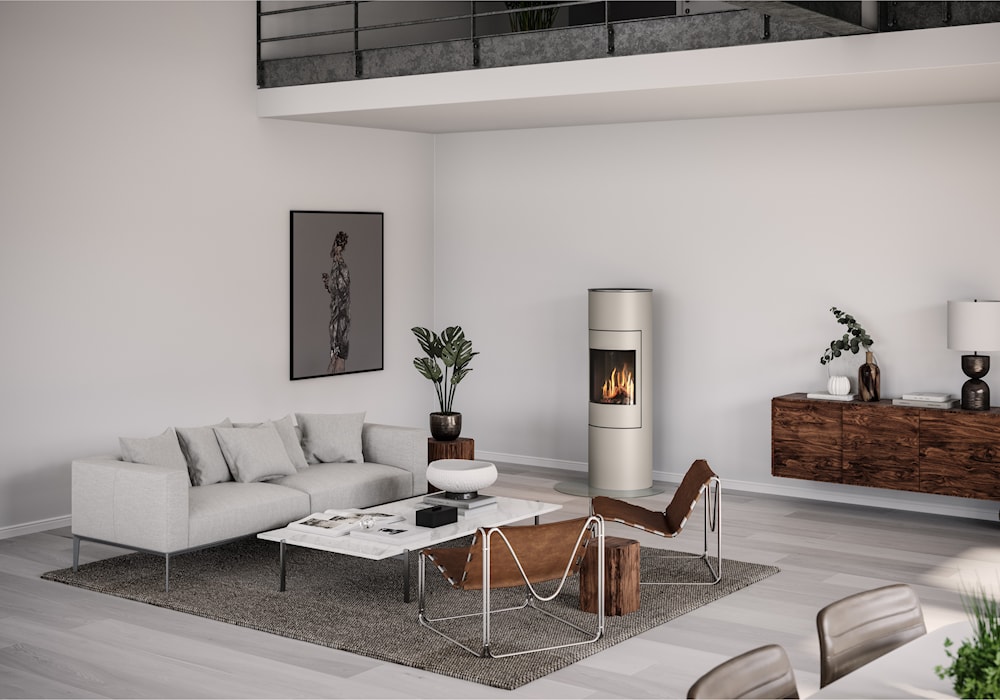Rais Viva 140 L Gas Gaskaminer frilagd